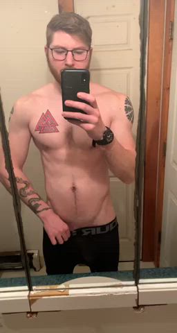 big dick cumshot tattoo tattedphysique clip