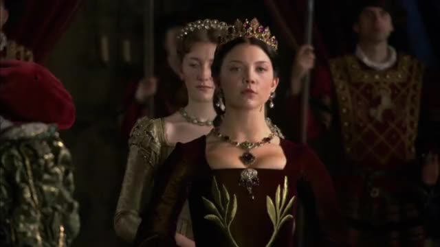 Anne Boleyn's side eye  (Natalie Dormer) in the Tudors