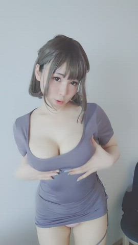 Revealing my Japanese titties