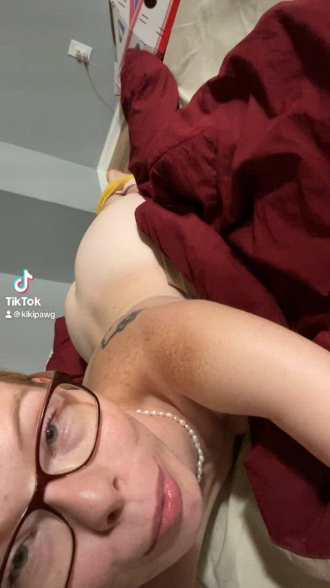 blonde blue eyes cute nude tiktok clip