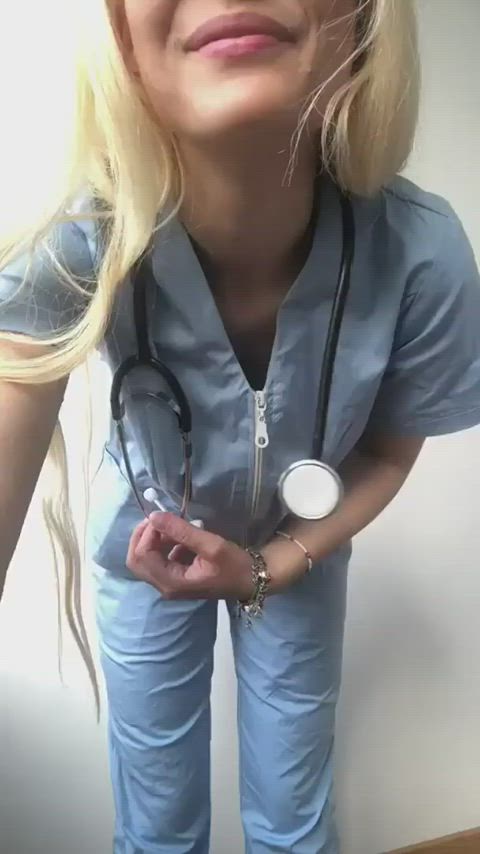 amateur ass booty cute nurse white girl clip