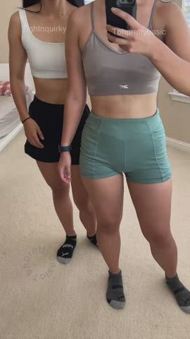 Sisters who workout together are the closest