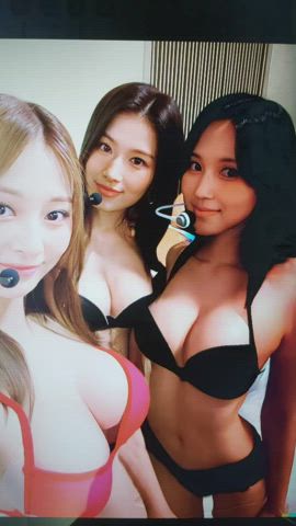 MINA SANA TZUYU - Cum on tits 💦🥵 (more in comments)