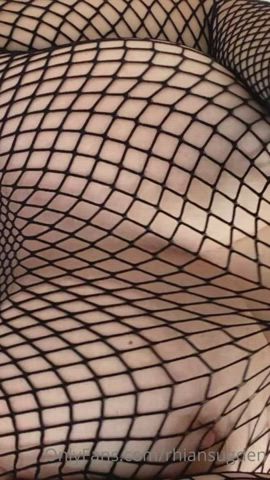 Rhian Sugden OnlyFans Fishnet Boobs clip