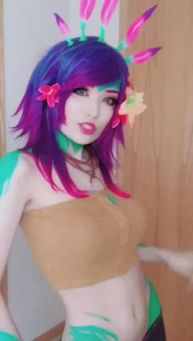 Asian Cosplay Cute Model clip