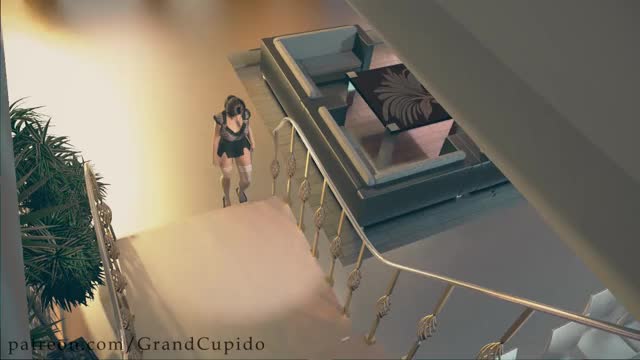 Breathtaking Sex on the stairs