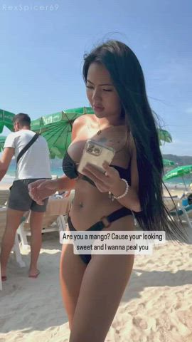 asian asianhotwife babe girlfriend hotwife lingerie tease teasing thai tiktok clip