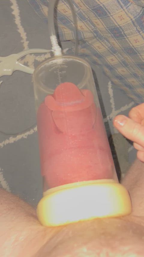 amateur big balls penis pump clip