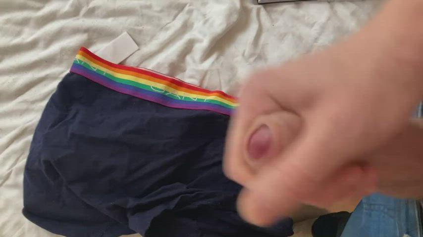 amateur cum cumshot gay homemade jerk off male masturbation penis teens twink clip