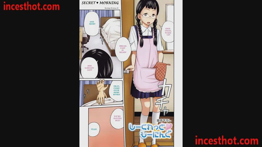 Sister doujin - Brothers having sex before school