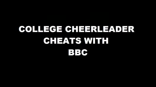 Hot Blonde College Cheerleader Cheats With Big Black Cock BBC Slut