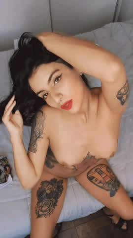 Argentinian Boobs Model Tattoo clip