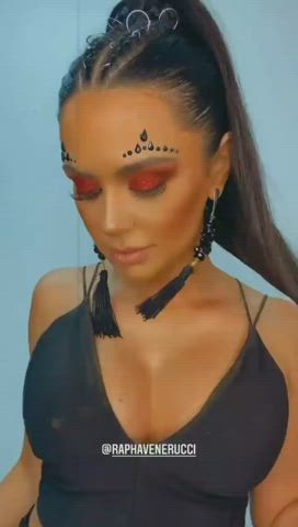 Boobs Brazilian Brown Eyes Brunette Dani Facial Goddess Hair Labia Sensual clip