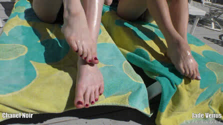 Feet Foot Fetish Jade Venus Legs Outdoor T-Girl Toes Trans clip