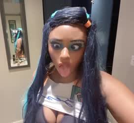 Nessa the Horny Water Goddess Goes Ahegao! - thedominatrixie