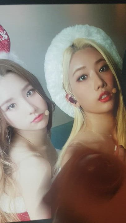 Loona Heejin and Kim Lip cum tribute