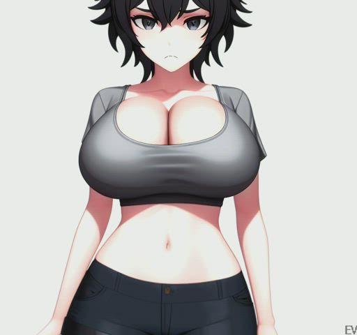 animation anime big tits cartoon clip