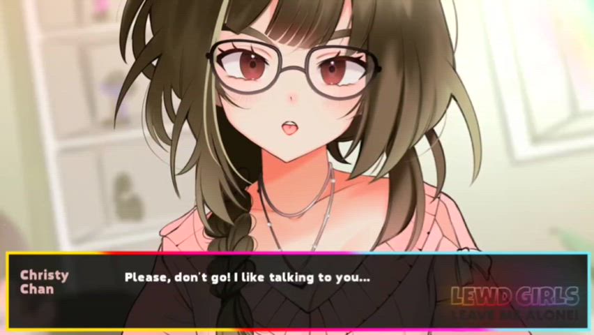 Animated Scene from Lewd Girls, Leave Me Alone! I Just Want to Play Video Games and