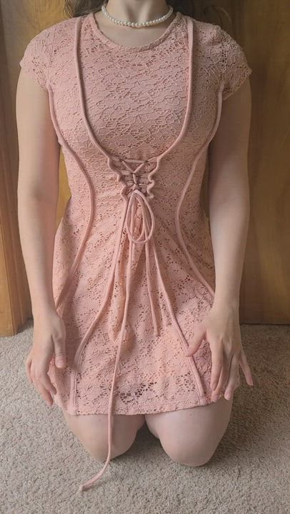 do you ever wonder what's underneath a shy churchy girls dress? here you go (18f)
