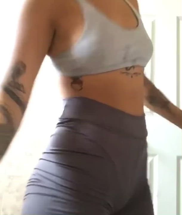 Ass Booty Cuban Latvian Smile Yoga Pants clip