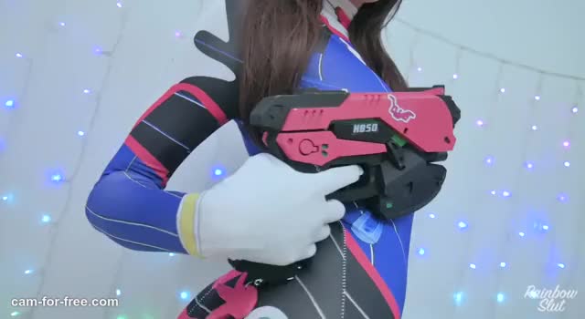 Ripping D.Va Suit and Ass