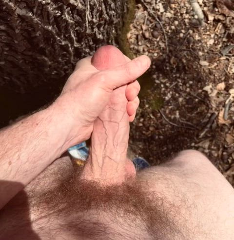 big dick cock gay homemade jerk off masturbating public solo thick clip