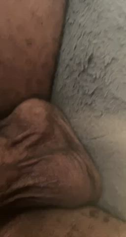 bbc balls big balls male masturbation solo clip