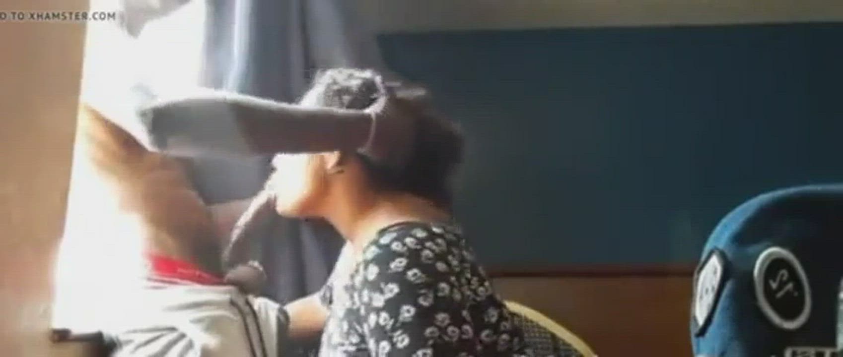 Big Dick Deepthroat Ebony Couple Hair Pulling Homemade clip