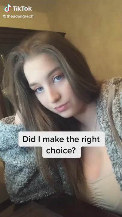 Big Tits Teen TikTok Porn GIF