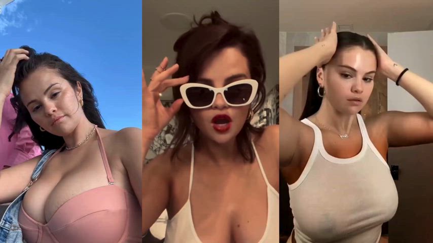 big tits celebrity cleavage edit huge tits latina selena gomez thick tits r/splitscreenedits