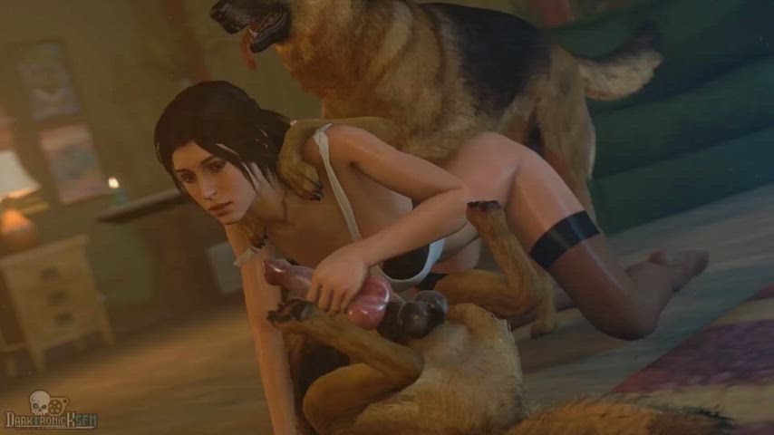 Lara and her dogs (darktronicksfm &amp; Lerico213)