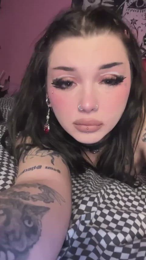 onlyfans pierced piercing tattoo tattooed teen tits clip