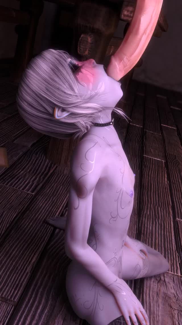 385099 - Animated Blender Dark Elf Skyrim raeza zixh