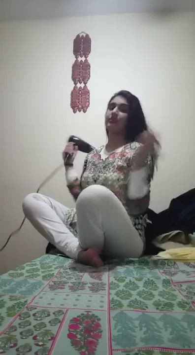 Desi Girlfriend Stripping Porn GIF by desi_hub