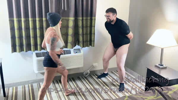 ballbusting cbt femdom clip