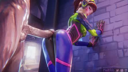 Nano Cola D.va Buttjob (MeltRib) [Overwatch]