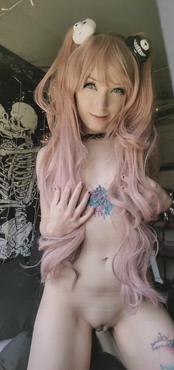 Blonde Cosplay Extra Small Tattoo clip