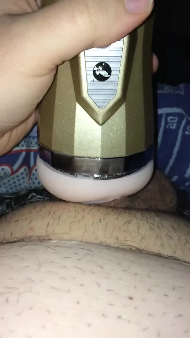Trans Girl playing with new toy