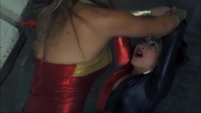 Superheroine Strangled Choked Throatlift Compilation