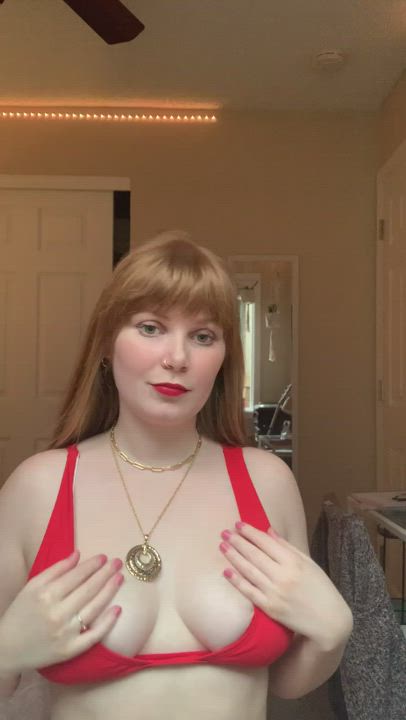 Ass Boobs Bra Natural Tits Pussy Redhead Smile White Girl Porn GIF by ivygracexo