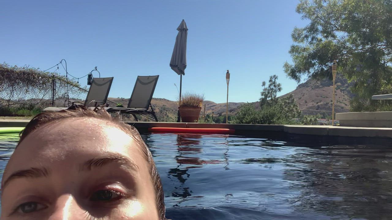 Naked Pool Tease clip