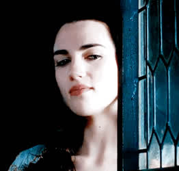 The princess when she hears you’ve been assigned to protect her... [Katie McGrath]