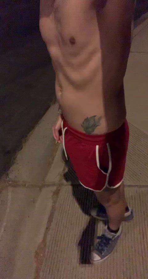 caught exhibitionist gay onlyfans outdoor public solo strip tattoo r/caughtpublic