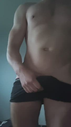 bulge male masturbation masturbating naked nude solo clip