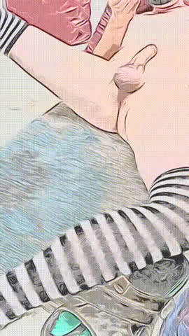 Cute Femboy Pale Penis Sissy Skinny clip