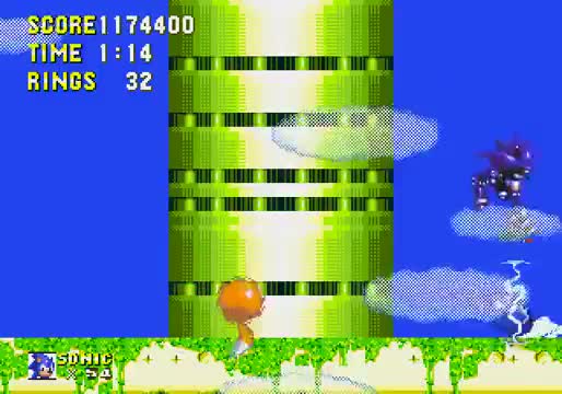Defeating Mecha Sonic Again