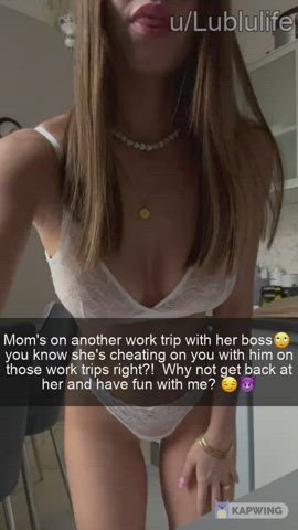 Why not get back at your cheating wife by fucking your sexy daughter?