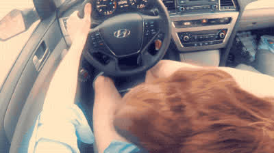 Blowjob Car Couple Real Couple Redhead clip