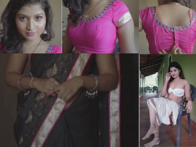 Hot Desi Girl ?saree Stripping &amp; Masterbating ? Complete HD video ( 20 min