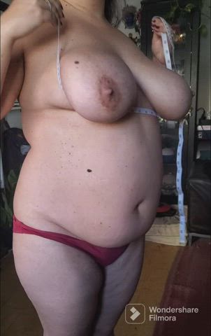 big tits chubby huge tits natural natural tits white girl wife clip